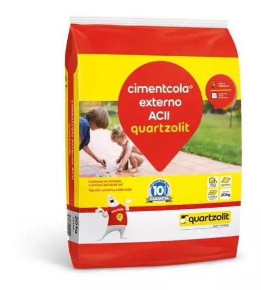 Argamassa Externa Quartzolit Ac-ii (saco 20kg) Cinza - Weber